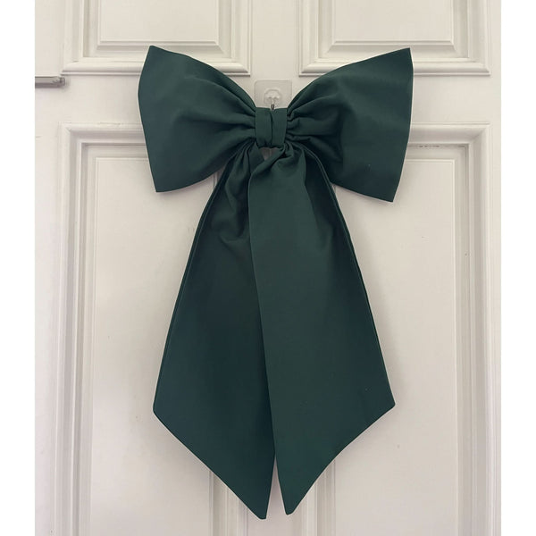 Sew & Spill Home Decor Bow Hunter Green