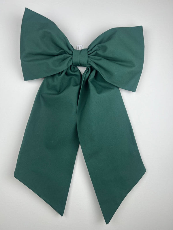 Sew & Spill Home Decor Bow Hunter Green