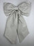 Sew & Spill Home Decor Bow Neutral Ticking