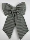 Sew & Spill Home Decor Bow Olive Stripe