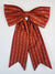 Sew & Spill Home Decor Bow Rust Folk Flower Dovetail XL