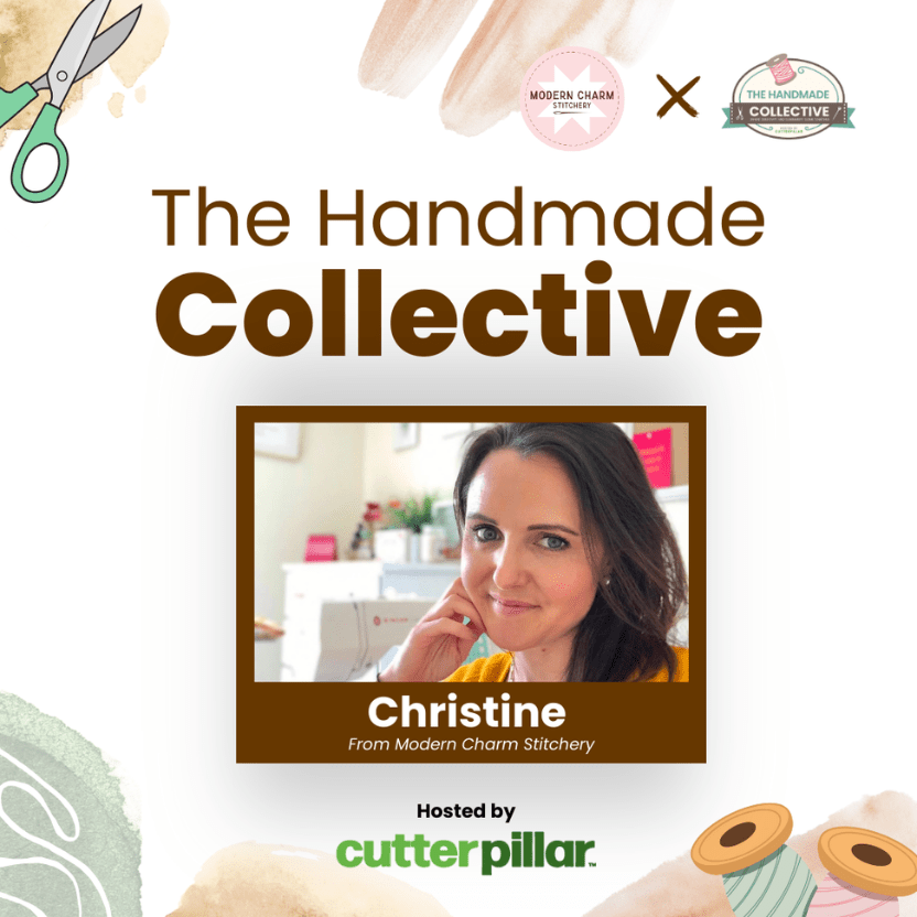 Exploring Pattern Design with Christine of Modern Charm Stitchery at the CutterPillar 3-Day Virtual Event!