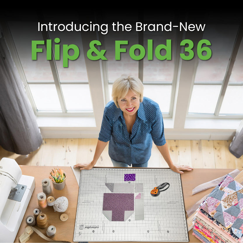 Introducing the Brand-New Flip & Fold 36: Your Ultimate Portable Cutting Mat for Sewing, Quilting, and Crafting On-the-Go!