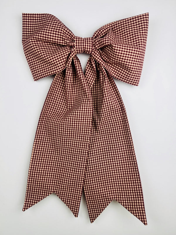 Sew & Spill Home Decor Bow Auburn and Almond Dovetail XL