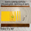 CUTTERPILLAR FLIP AND FOLD 48 SELF-HEALING CUTTING MAT