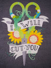 Laser-cut Kit: "I Will Cut You-Glimmer" by Punkin Patch Craft Designs