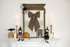 Sew & Spill Home Decor Bow Tan & White Plaid
