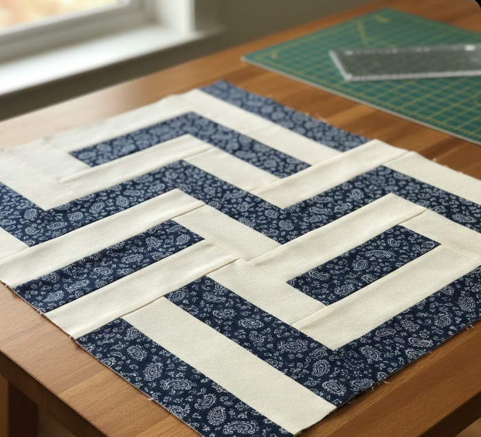 Chevron or Diagonal HST Layout