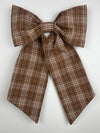 Sew & Spill Home Decor Bow Autumn Plaid