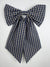 Sew & Spill Home Decor Bow Blue & Tan Plaid