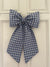 Sew & Spill Home Decor Bow Baby Blue Gingham
