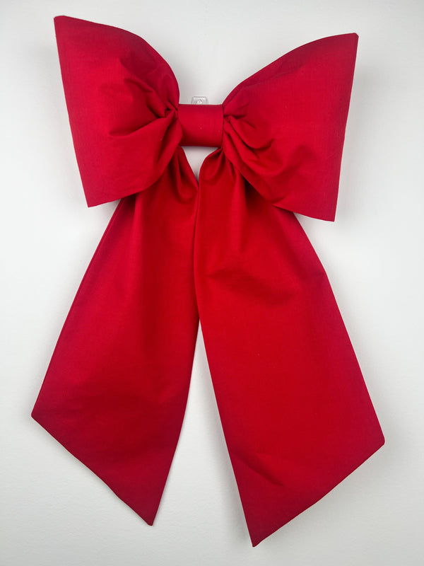 Sew & Spill Home Decor Bow Christmas Red